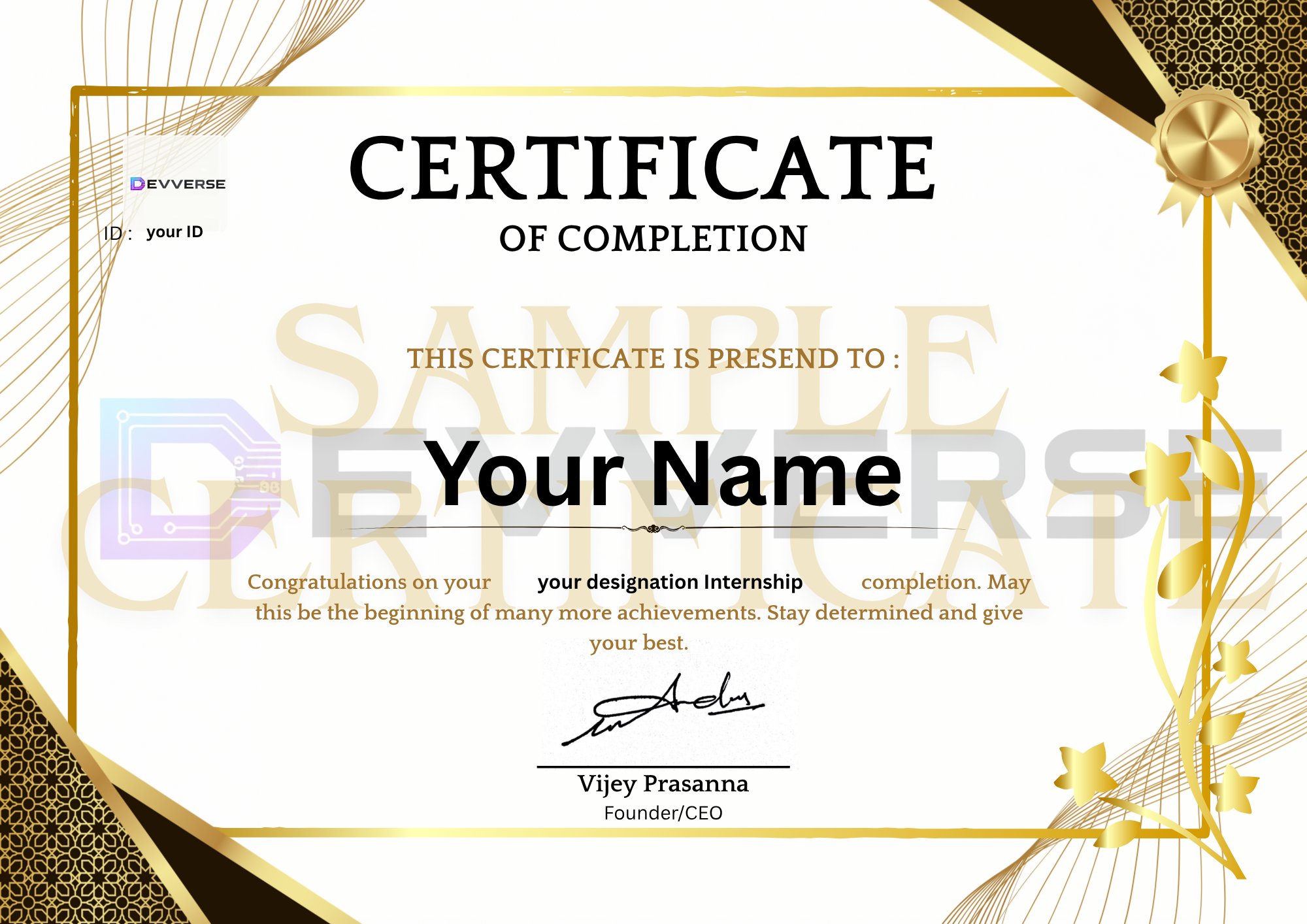 Internship Certificate